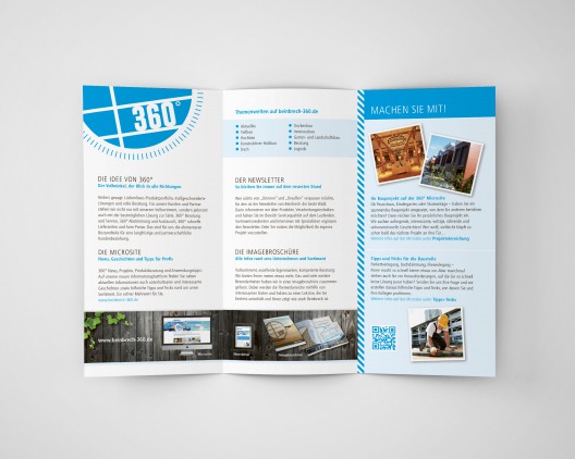 360° Flyer, Innenseite, Beschreibung der Kampagne