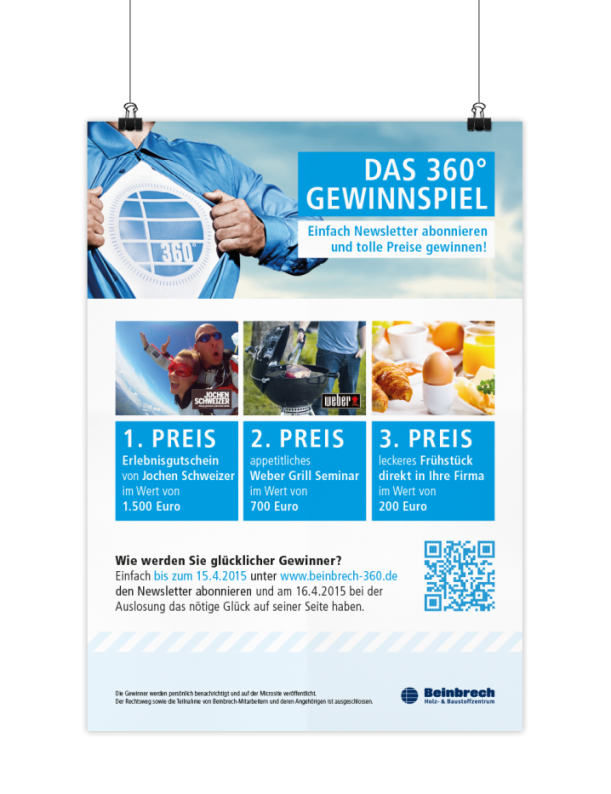 Gewinnspielplakat am POS Bad Kreuznach, Bad Sobernheim, Rammstein, Mainz, Meisenheim