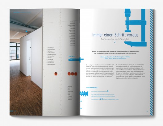 Beinbrech Imagebroschüre, Trockenbausortiment, Trockenbauleistungen